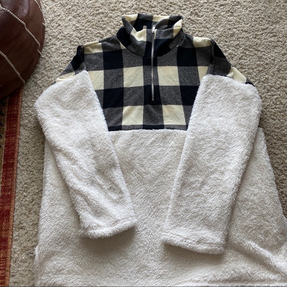 BEESON RIVER Buffalo Plaid Sherpa - Picture 1 of 4